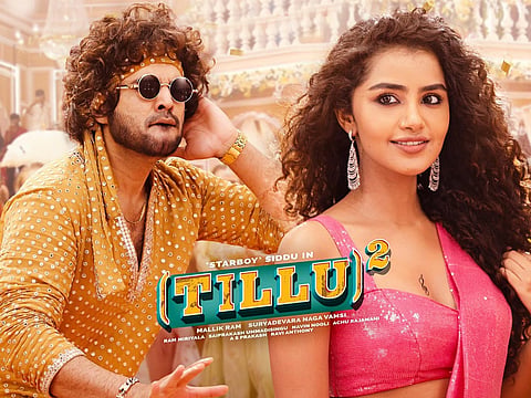 Poster of director Mallik Ram's 'Tillu Square' starring Siddhu Jonnalagadda and Anupama Parmeswaran