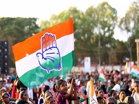 Image of Congress flag used for representational purposes only. 