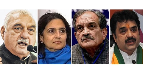 Bhupinder Singh Hood, Kiran Choudhry,  Birender Singh, Kuldeep