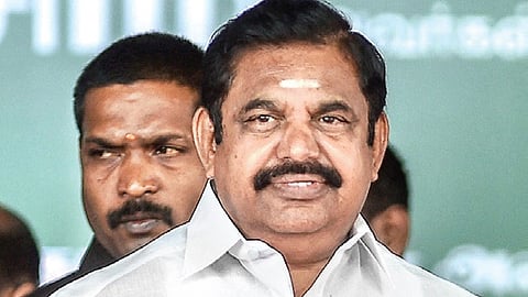 AIADMK general secretary Edappadi K Palaniswami