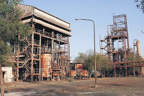Site of the Union Carbide pesticide factory, Bhopal