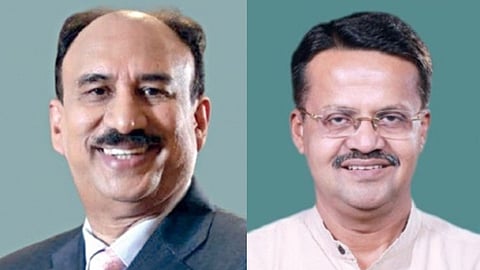  Santrupt Misra (R),Bhartruhari Mahtab.