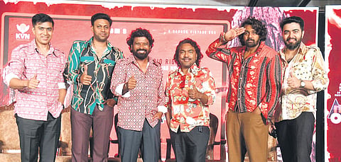 Shyam, Suprith, Prem, Arjun Janya, Dhruva Sarja and Anand
