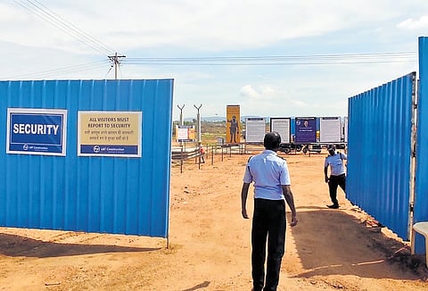 The construction work began with a ceremonial event, which was attended by key officials of AIIMS and L&T, the construction company 
