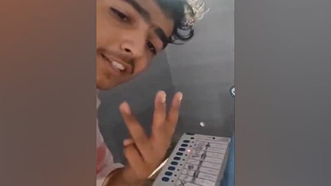 In the video that went viral on social media, a youth is seen casting his vote eight times by pressing a button in front of BJP candidate Mukesh Rajput's photo. 