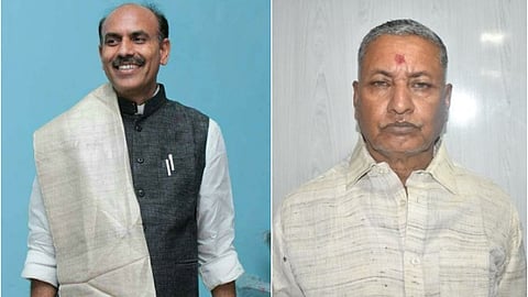 KN Triparthi (R),  Kalicharan Singh(L)
