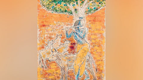 KK Hebbar’s 'Krishna The Divine Herdsman'