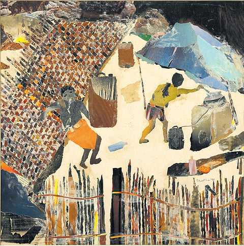 Her inborn sense of colour, texture and composition combines with her uncanny ability to visualise forms create unexpected masterpieces. 