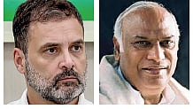 Rahul Gandhi and Mallikarjun Kharge