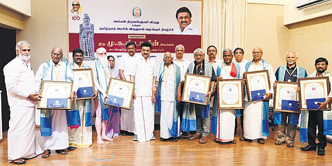 Books of Tamil scholars are being nationalised on behalf of the government to make them available to people at an affordable price