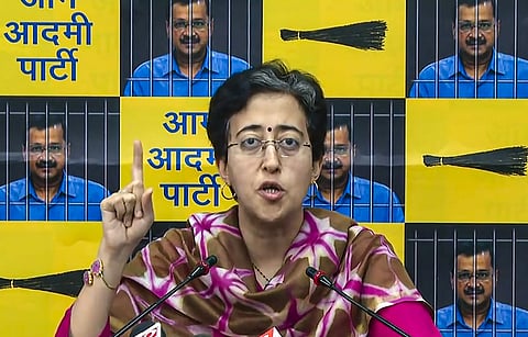Delhi Minister and Aam Aadmi Party  leader Atishi.