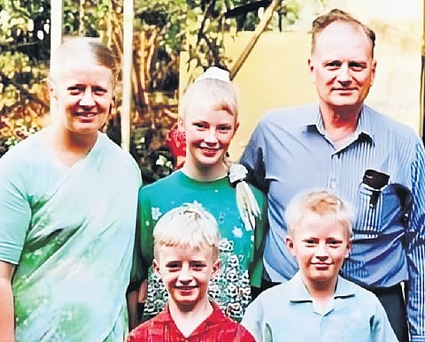 In 1999, missionary Graham Staines was burnt to death by a Bajrang Dal member along with his two sons 
