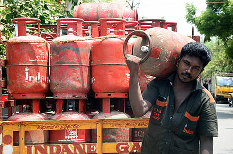 Employees survive on tips they get from consumers. An average of Rs 20 would be given by the consumers while distributing cylinders.