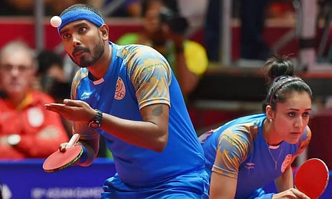 Veteran table tennis player A Sharath Kamal, preparing to participate in his fifth Olympics in Paris.