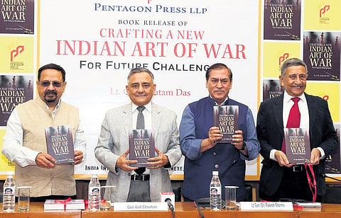 General Anil Chauhan at the release of ‘Crafting a New Indian Art of War’ 