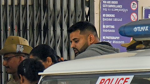 Suspended JD(S) MP Prajwal Revanna, facing allegations of sexually abusing several women. 