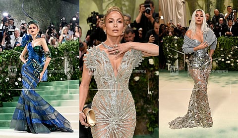 Stars like Zendaya, Jennifer Lopez, and Kim Kardashian took their new looks to great heights on the red carpet, while dozens of pro-Palestine protesters got arrested outside the event trying to get those inside to acknowledge the war in Gaza.