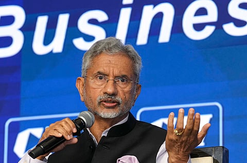 External Affairs Minister S Jaishankar at the CII Annual Business Summit, in New Delhi, Friday, May 17, 2024. 