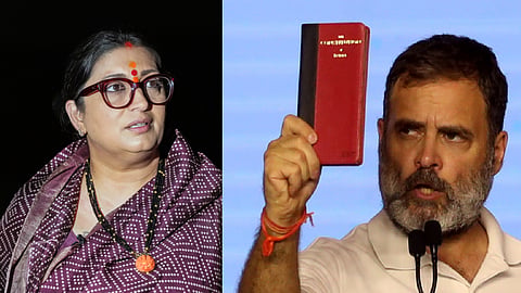 Smriti Irani and Rahul Gandhi