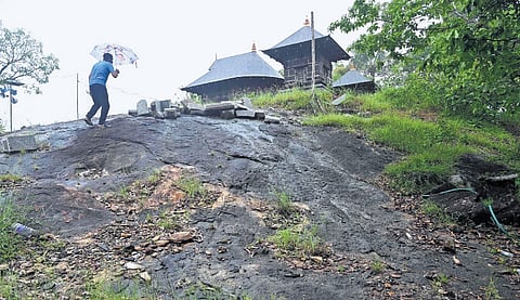 A hilltop shrine in Nadukani 