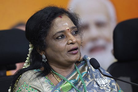 BJP leader Tamilisai Soundararajan