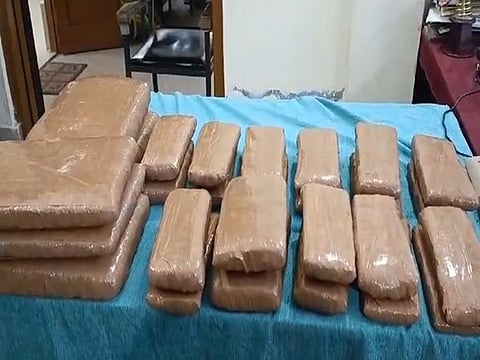 Image of ganja packets used for representational purposes only.