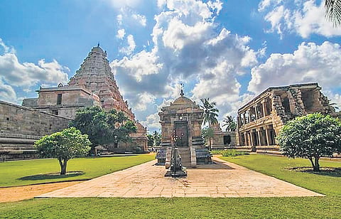 File picture of Gangaikonda Cholapuram monument