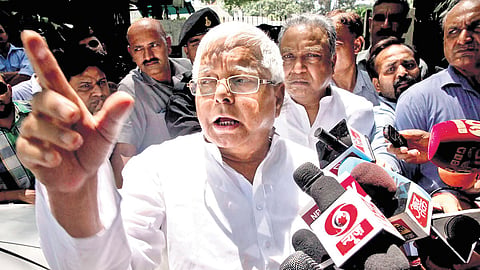 RJD chief Lalu Prasad Yadav