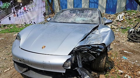 The father has been booked under sections 75 and 77 of the Juvenile Justice Act on the charges of allowing his underage son to drive and consume liquor.