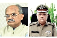 Chief Secretary KS Jawahar Reddy 
and DGP Harish Kumar Gupta