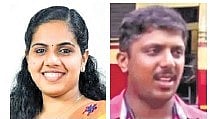 Mayor Arya Rajendran and KSRTC driver L H Yedu 
