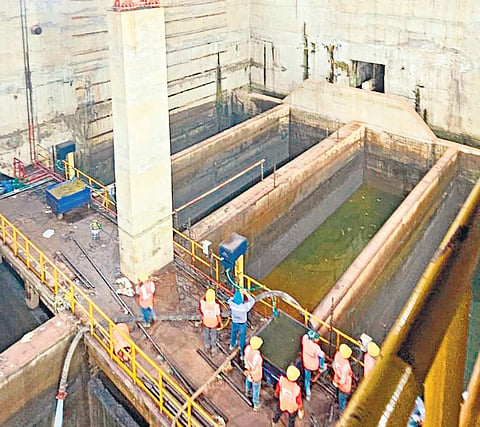 JSW steel plant rescue team searches for the bodies of the deceased