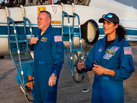 The test flight quickly encountered thruster failures and helium leaks so serious that NASA kept the capsule parked at the station as engineers debated what to do.