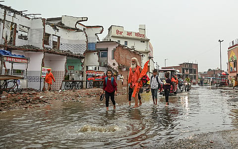 The waterlogged Ram path.