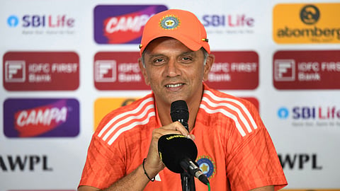India’s coach Rahul Dravid 