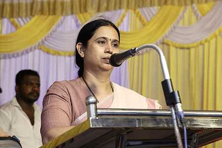 Karnataka state Women and Child Development Minister Laxmi R Hebbalkar