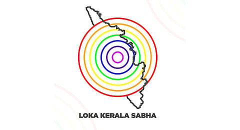 Loka Kerala Sabha logo.