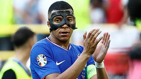 France's forward Kylian Mbappe, 