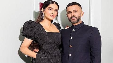 Sonam Kapoor with husband Anand Ahuja  