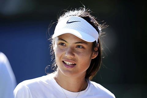 Britain's Emma Raducanu.