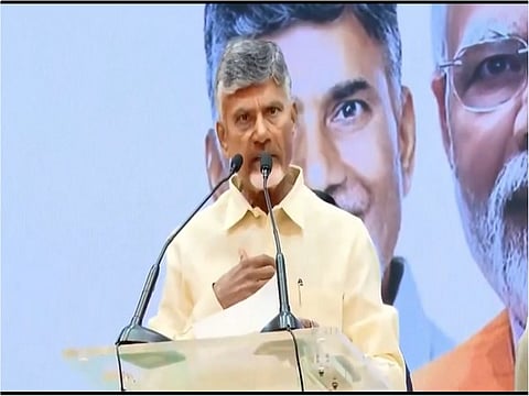 Chandrababu Naidu. 
