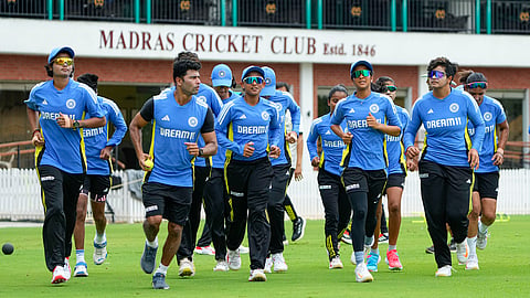 Women's cricket team.