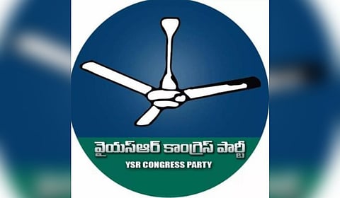 YSRC party symbol used for representation.
