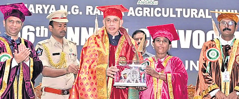 Governor S Abdul Nazeer during the 56th convocation of ANGRAU