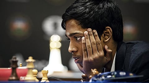 Indian Grandmaster R Praggnanandhaa.