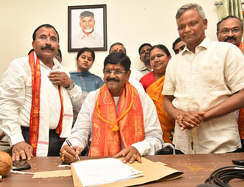 Endowments minister Anam Ramnarayana Reddy takes charge on Thursday.