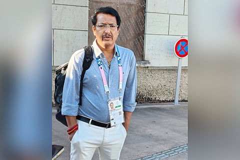Jaspal Rana at the Chateauroux Railway Station on Sunday morning