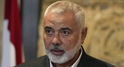 Hamas chief Ismail Haniyeh 