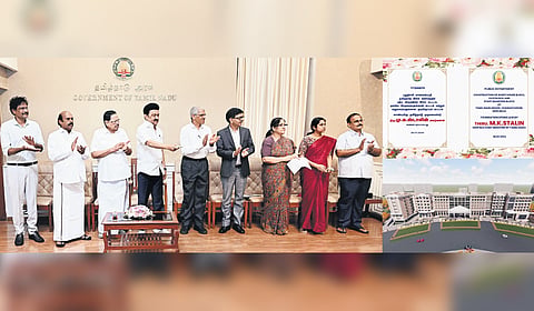 The building at Vaigai-Tamil Nadu House, Chanakyapuri, has been structurally designed to withstand seismic effect