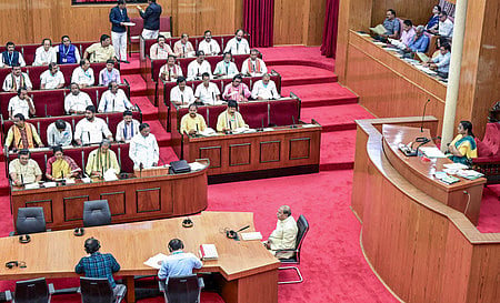Odisha CM & Finance Minister, Mohan Majhi presents state budget 2024-25 in the Odisha Assembly